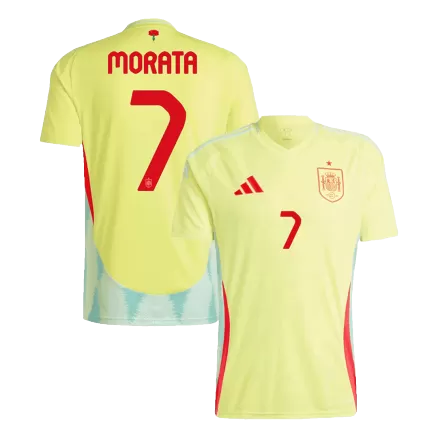 MORATA #7 Spain Away Soccer Jersey EURO 2024 - gogoalshop