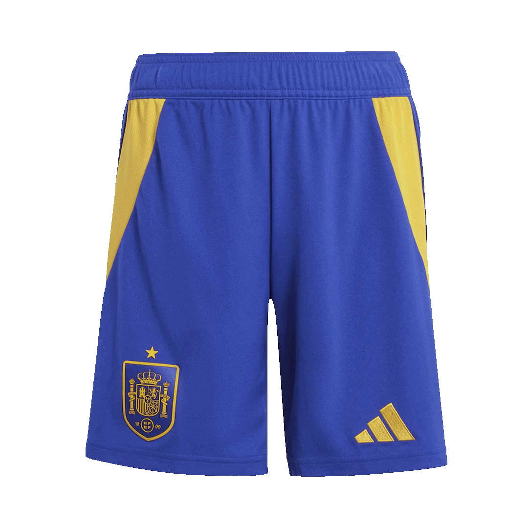 Spain Home Soccer Shorts - gogoalshop