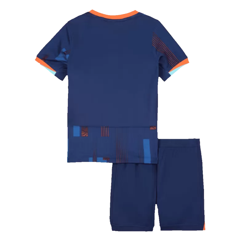 Netherlands Away Kids Soccer Jerseys Kit EURO 2024 - gogoalshop
