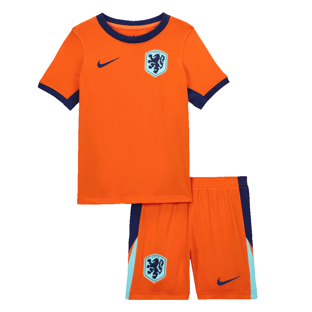 Netherlands Home Kids Soccer Jerseys Kit EURO - gogoalshop