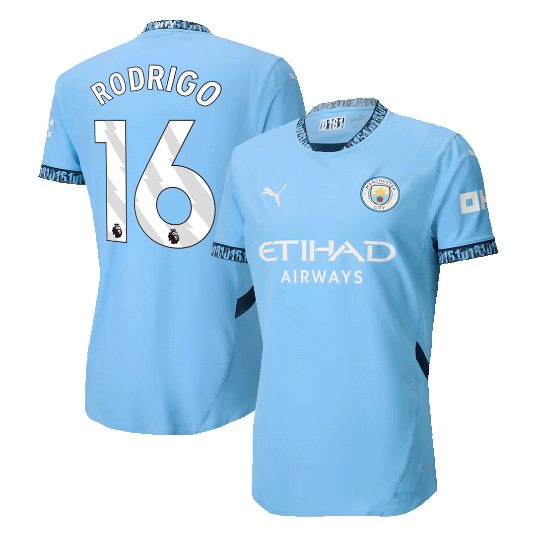 RODRIGO #16 Manchester City Home Player Version Jersey - gogoalshop