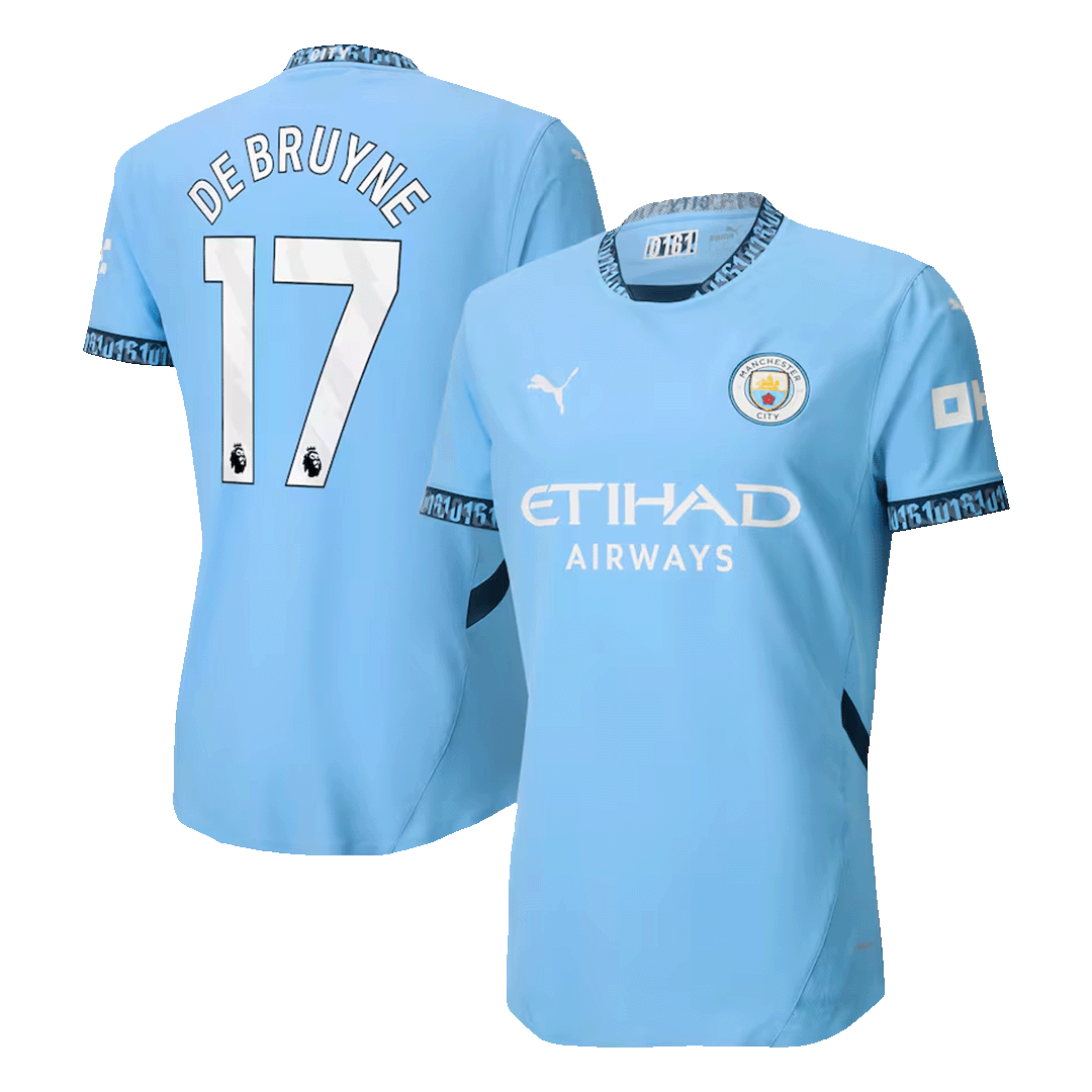 DE BRUYNE #17 Manchester City Home Player Version Jersey - gogoalshop