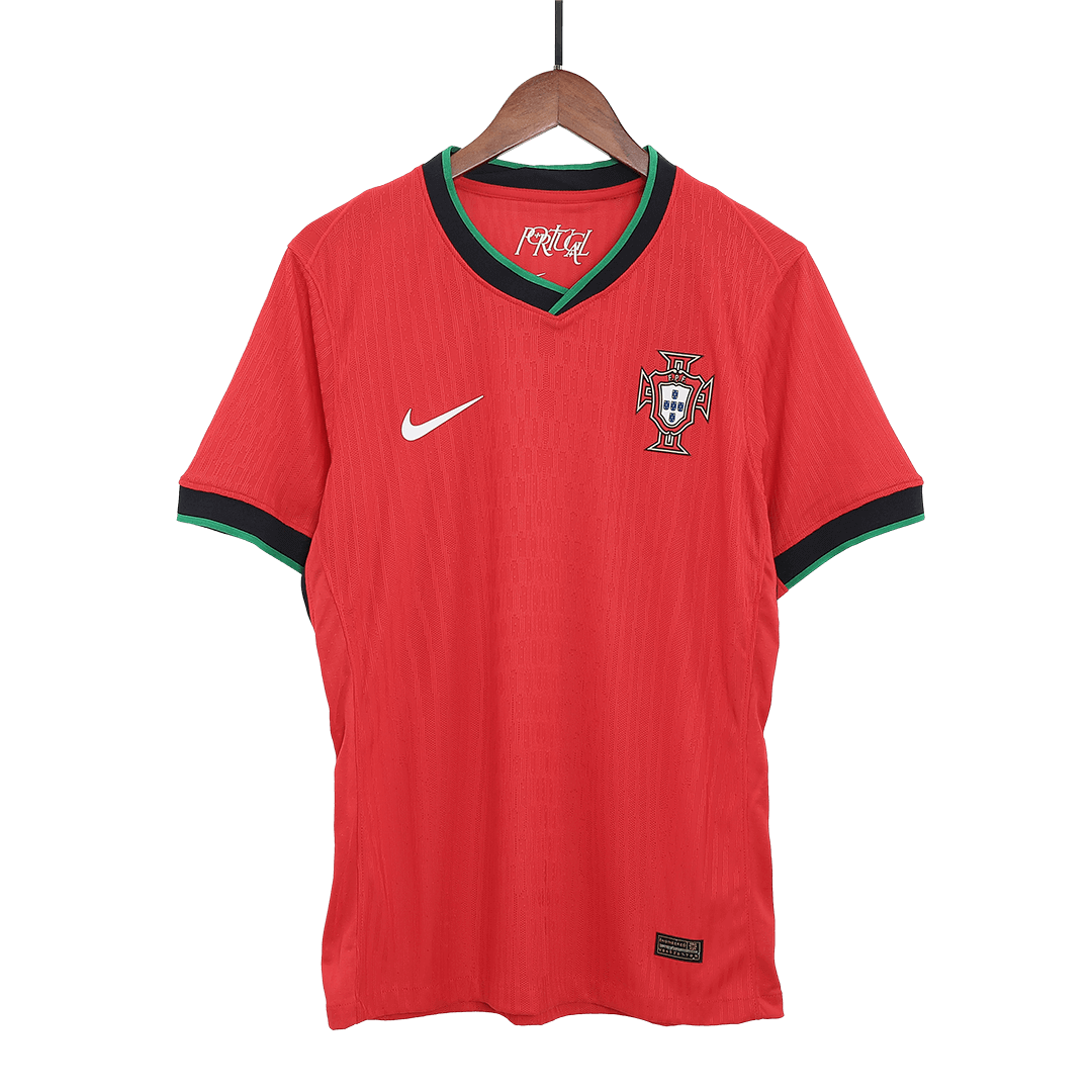 Portugal Home Authentic Soccer Jersey EURO - gogoalshop
