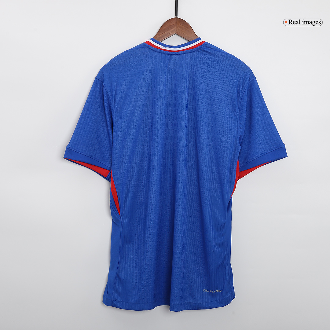 France Home Authentic Soccer Jersey EURO - gogoalshop