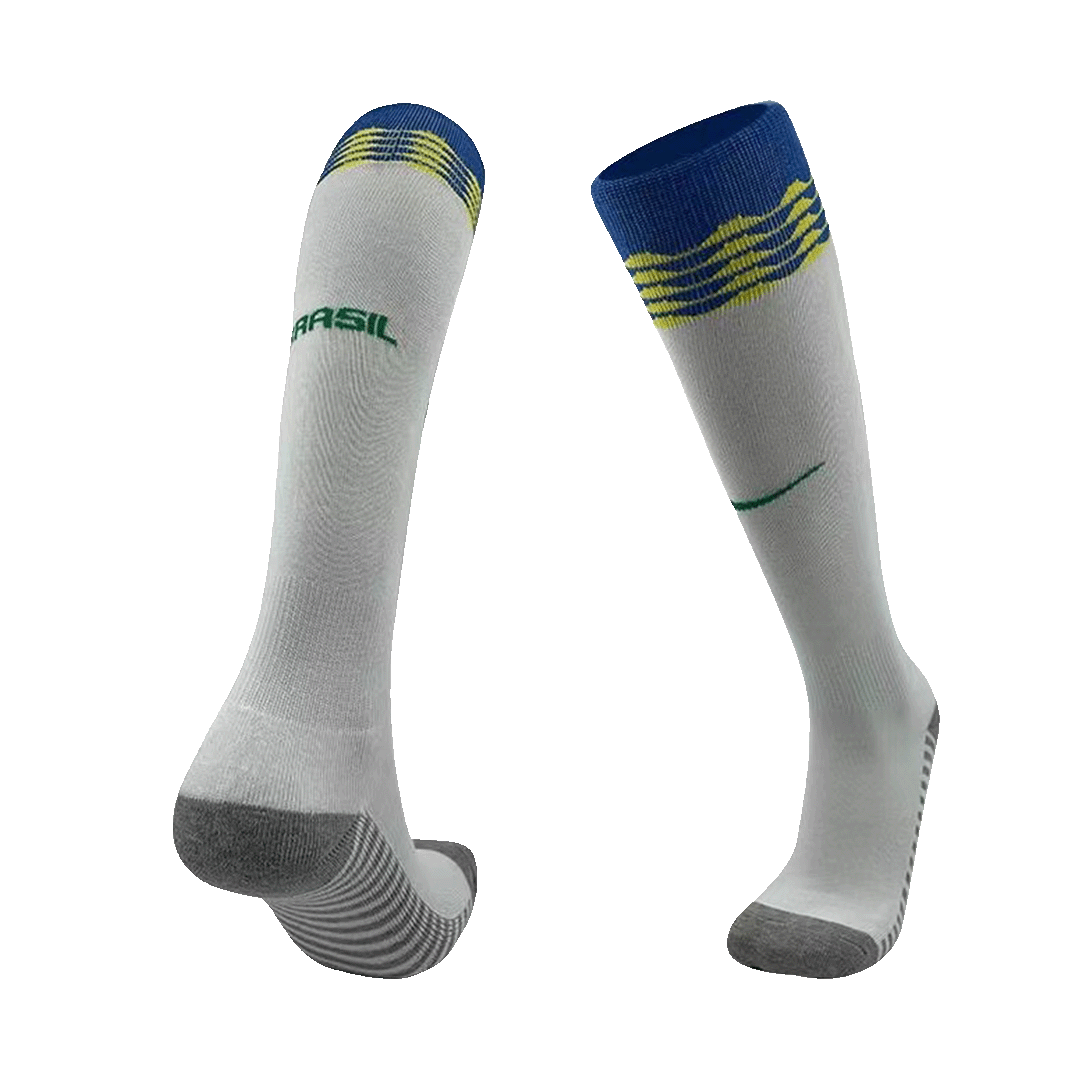 Brazil Home Soccer Socks - gogoalshop