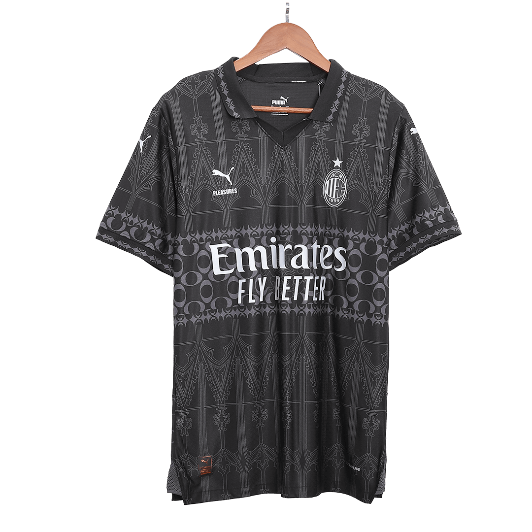 AC Milan X Pleasures Fourth Away Authentic Soccer Jersey 2023/24