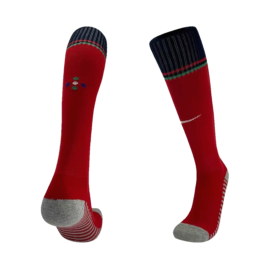 Portugal Home Soccer Socks Kids - gogoalshop