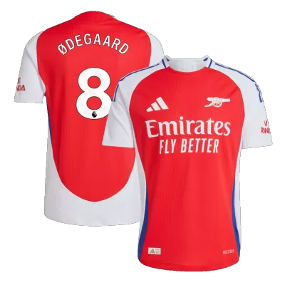 ØDEGAARD #8 Arsenal Home Authentic Soccer Jersey 2024/25 - gogoalshop