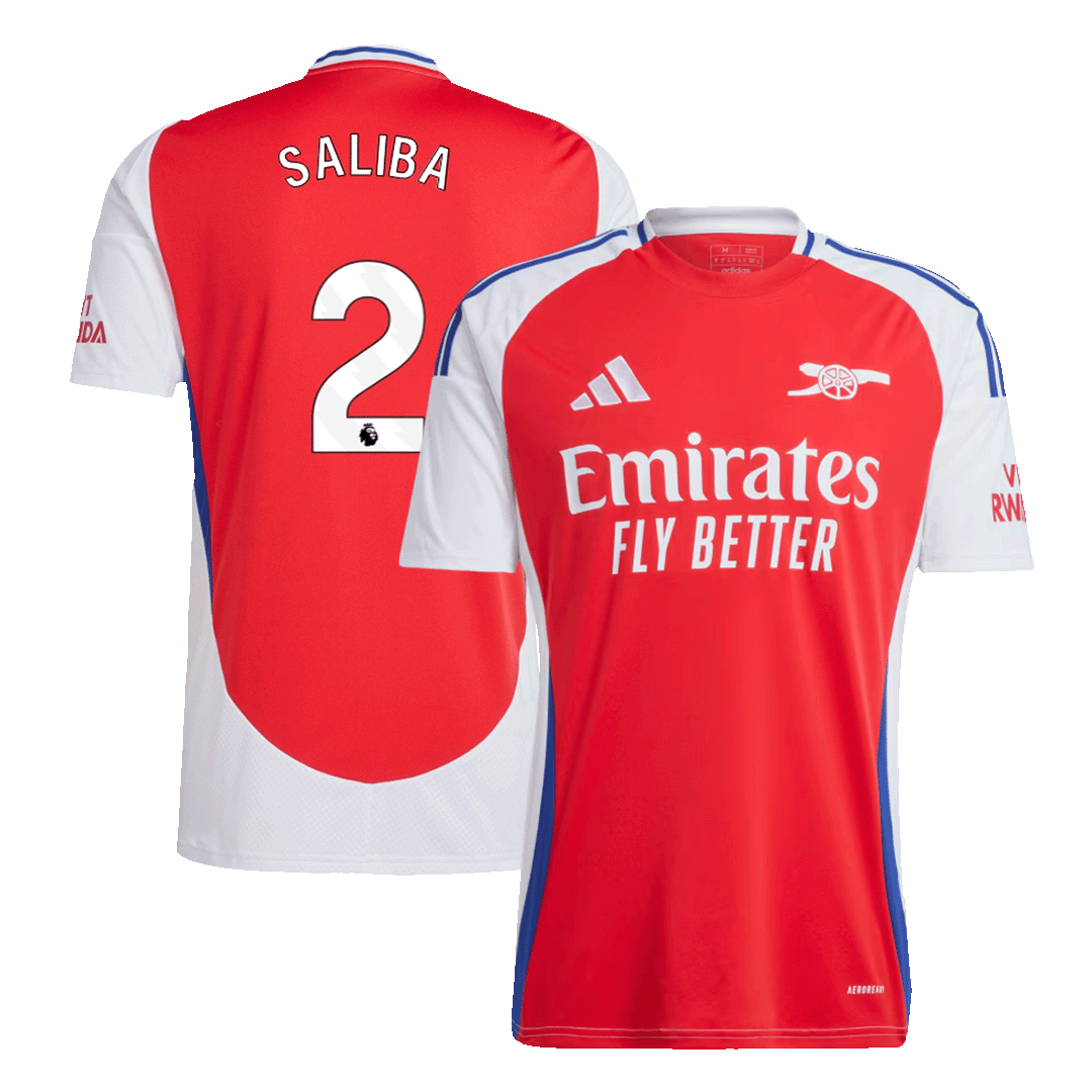 SALIBA #2 Arsenal Home Soccer Jersey - gogoalshop