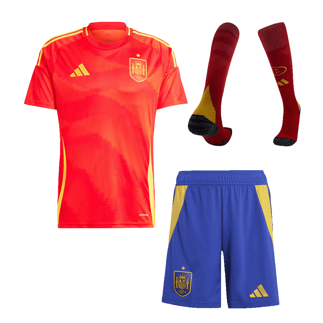Spain Home Jerseys Full Kit EURO - gogoalshop