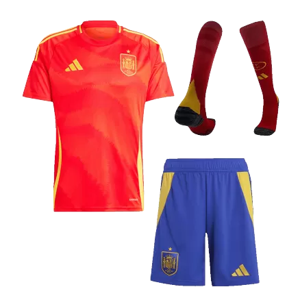 Spain Home Jerseys Full Kit EURO 2024 - gogoalshop