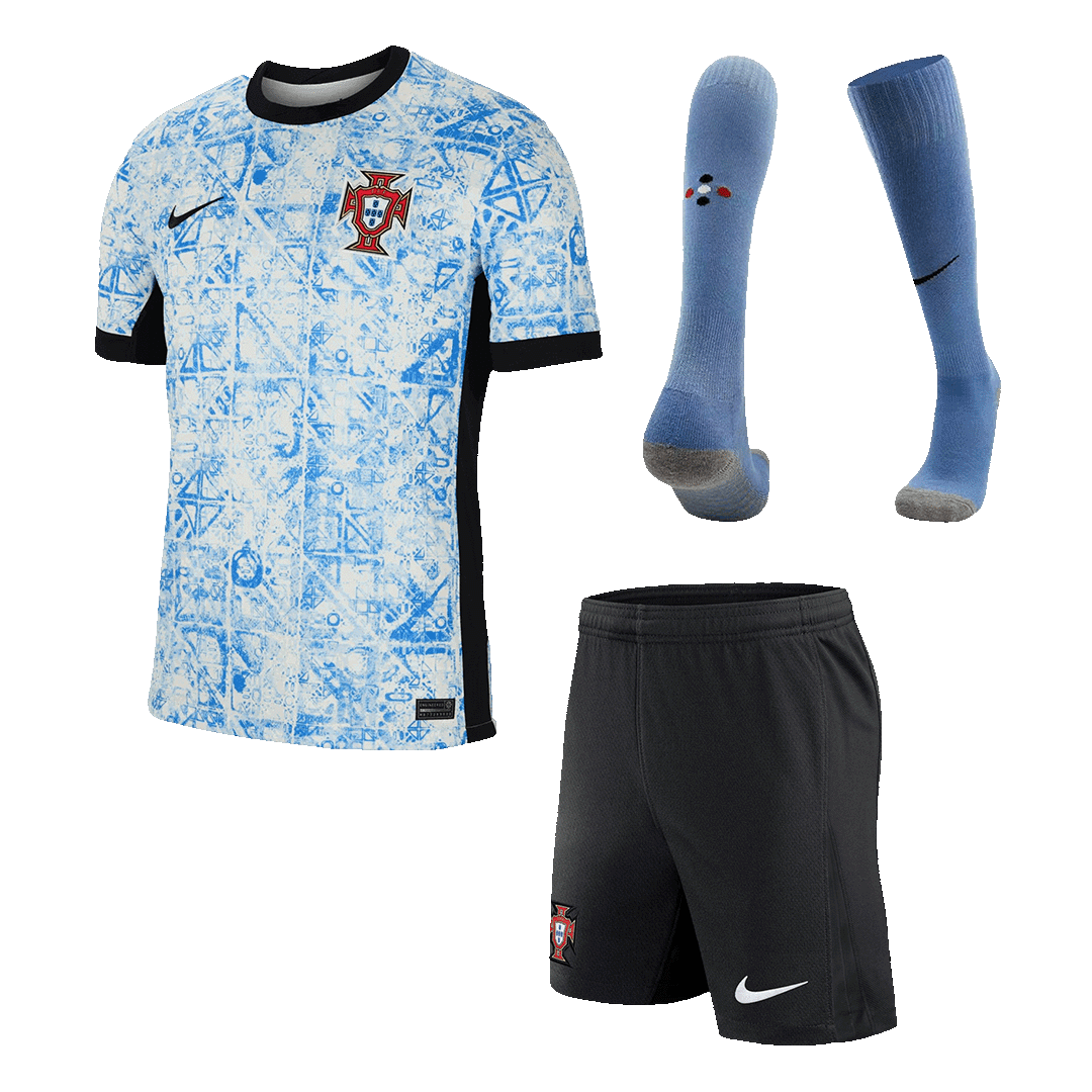 Portugal Away Jerseys Full Kit EURO - gogoalshop