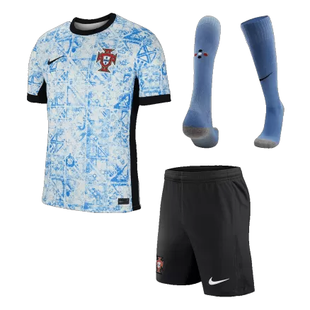 Portugal Away Jerseys Full Kit EURO 2024 - gogoalshop