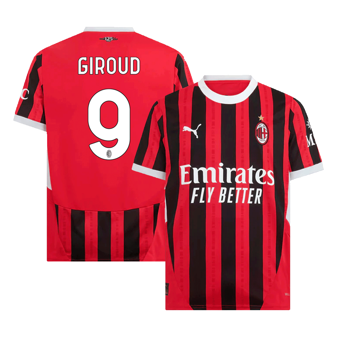 GIROUD #9 AC Milan Home Soccer Jersey - gogoalshop