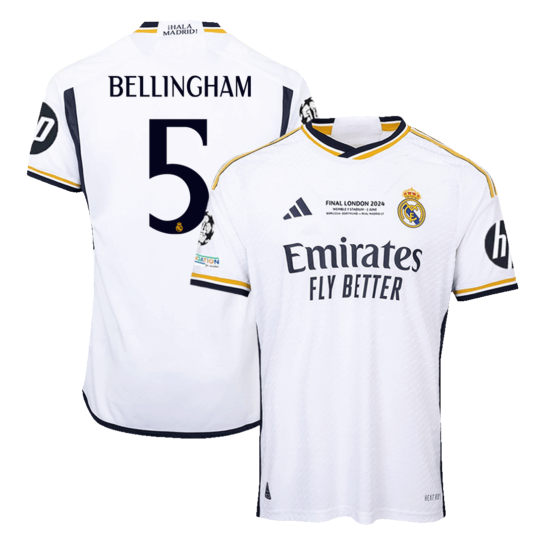 23-24 Real Madrid ベリンガム #5 2023-24 Real Madrid Home Shirt Bellingham #5