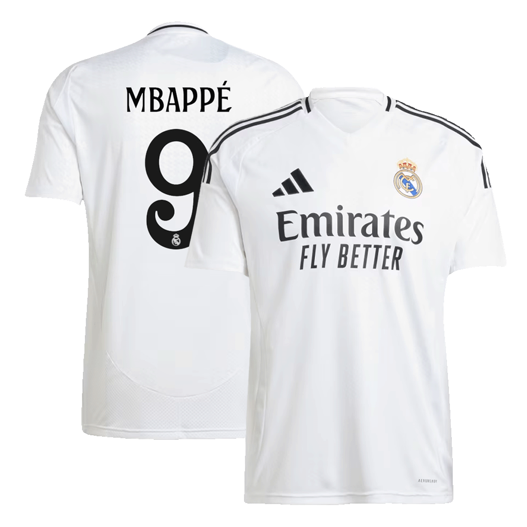 Mbappe real madrid jersey discount