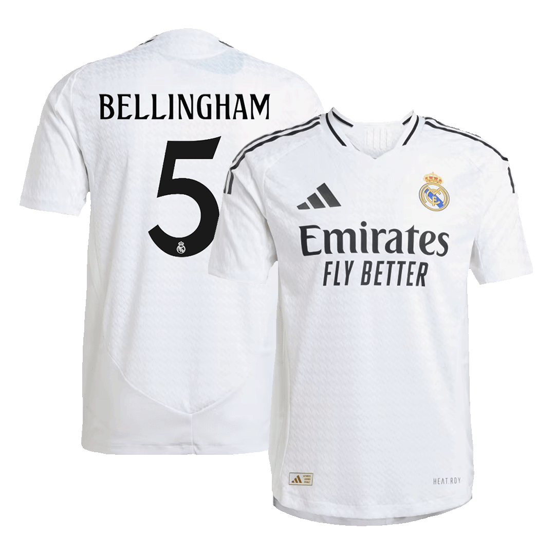 BELLINGHAM #5 Real Madrid Home Player Version Jersey - gogoalshop