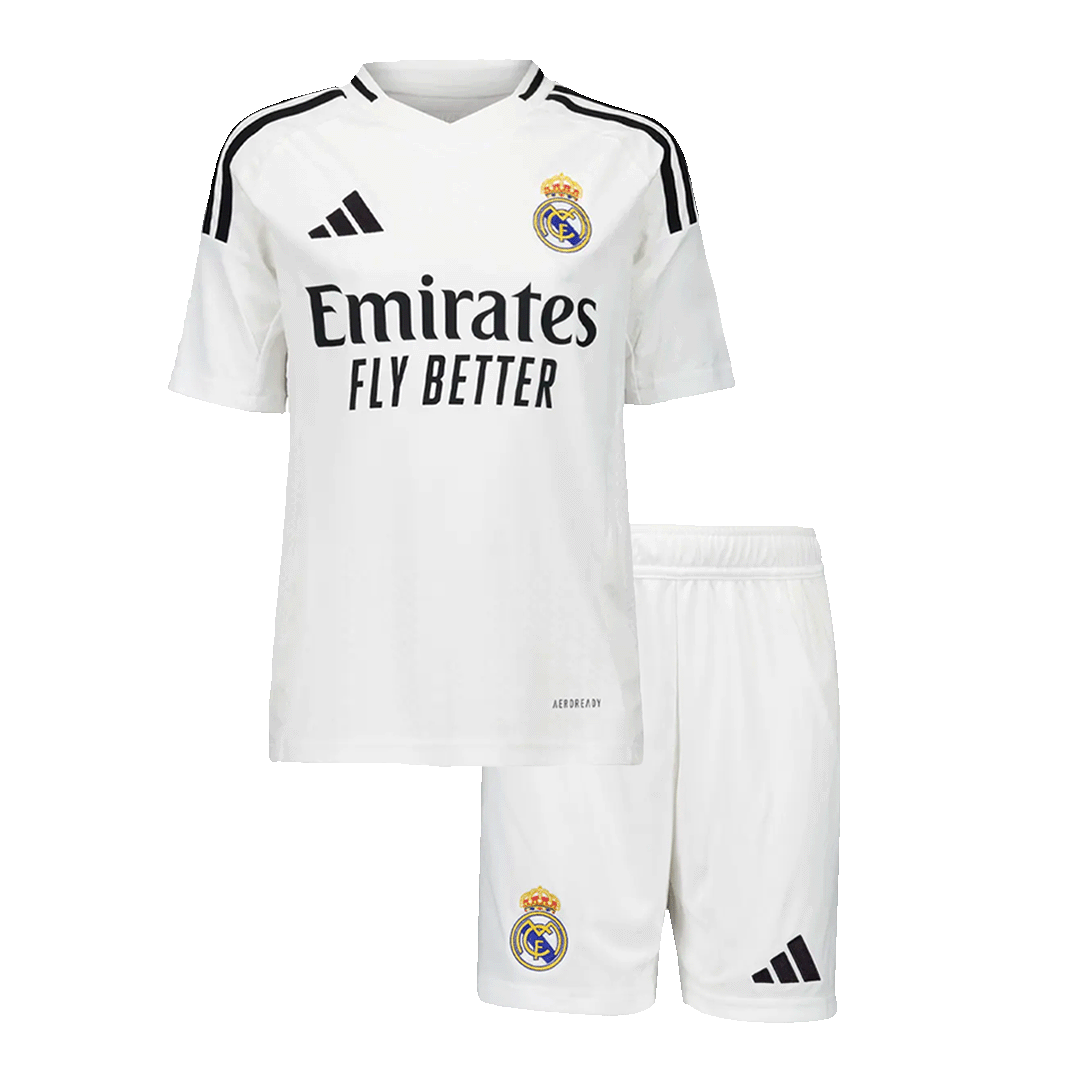 Real Madrid Home Kids Soccer Jerseys Kit - gogoalshop