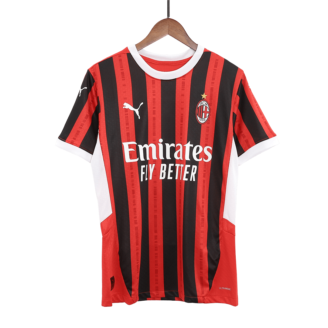 AC Milan Home Authentic Soccer Jersey - gogoalshop
