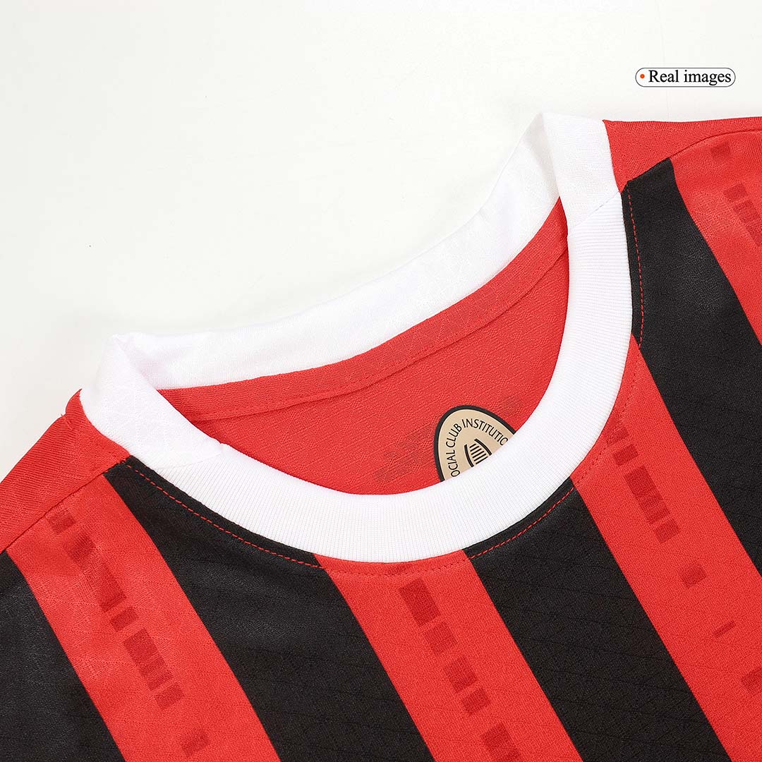 AC Milan Home Authentic Soccer Jersey - gogoalshop