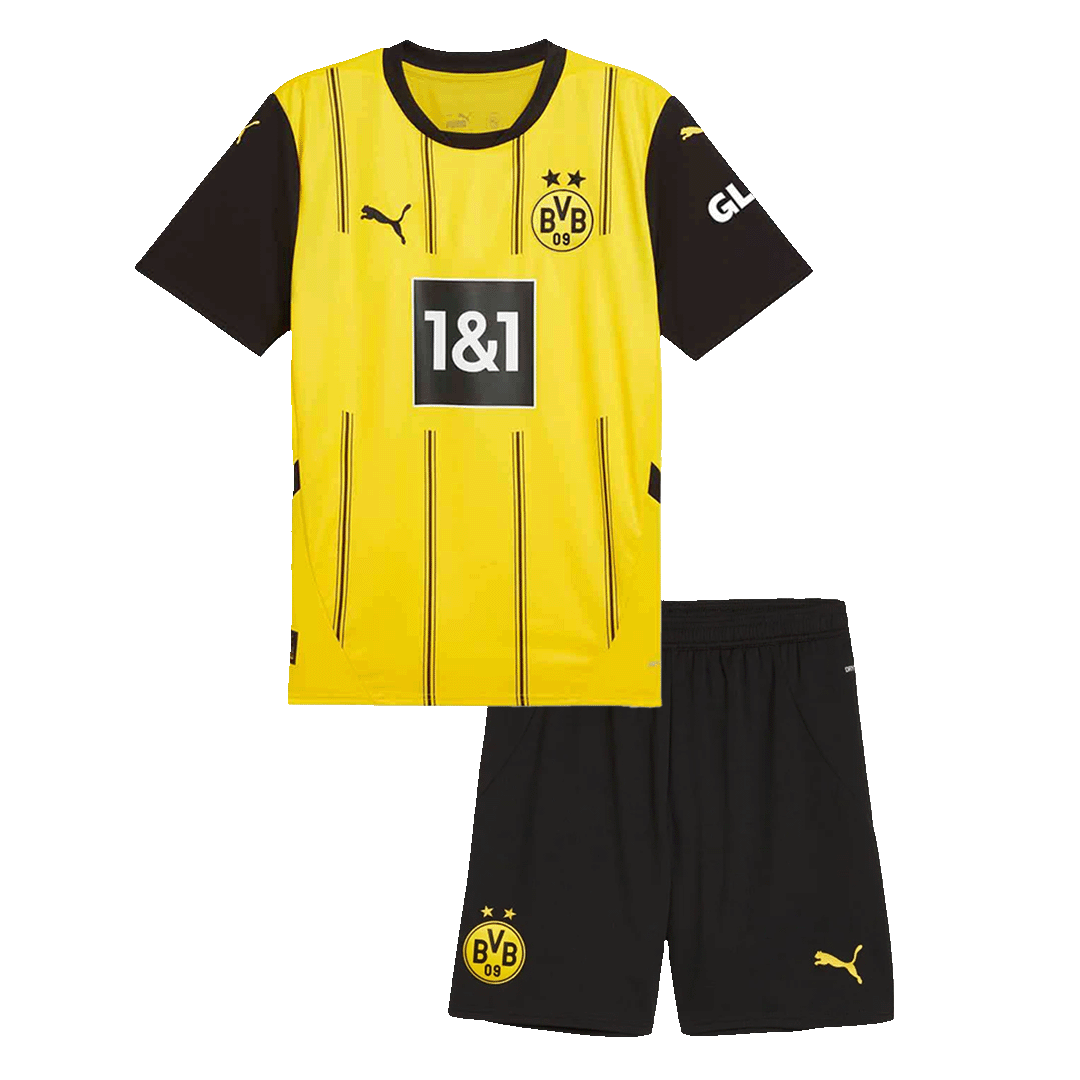 Borussia Dortmund Home Kids Soccer Jerseys Kit - gogoalshop
