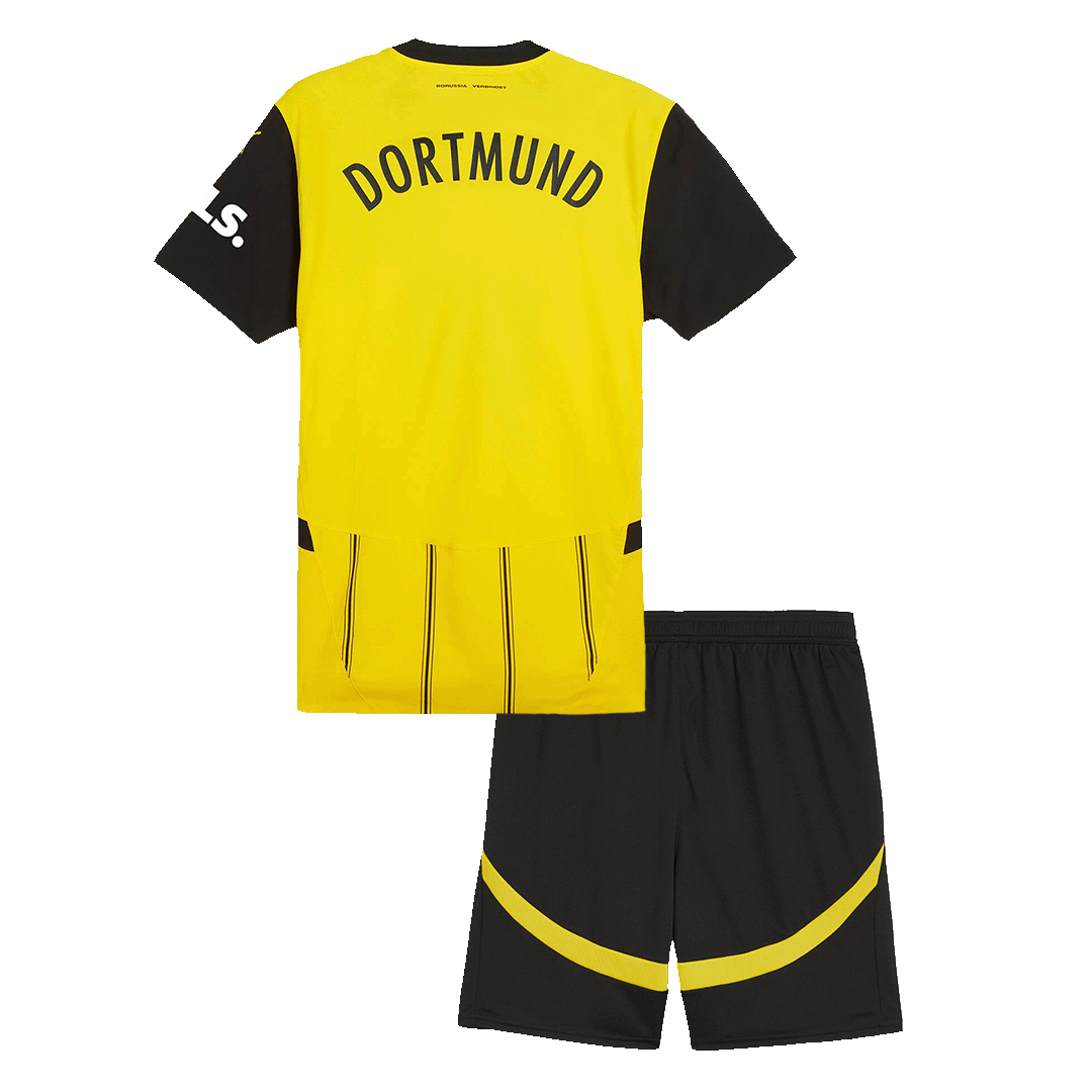 Borussia Dortmund Home Kids Soccer Jerseys Kit - gogoalshop