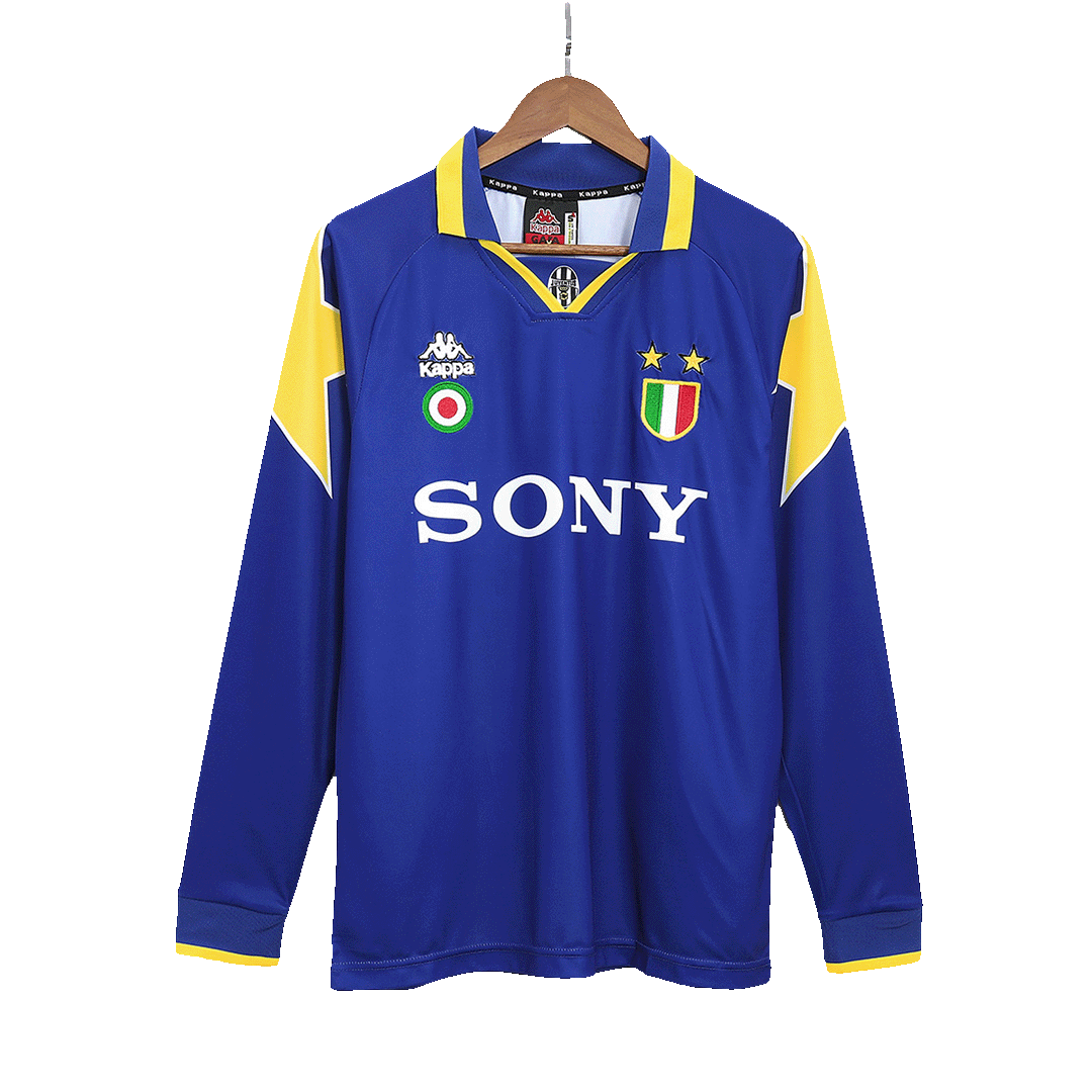 Vintage Soccer Jersey Juventus Away Long Sleeve 1995 96 Gogoalshop