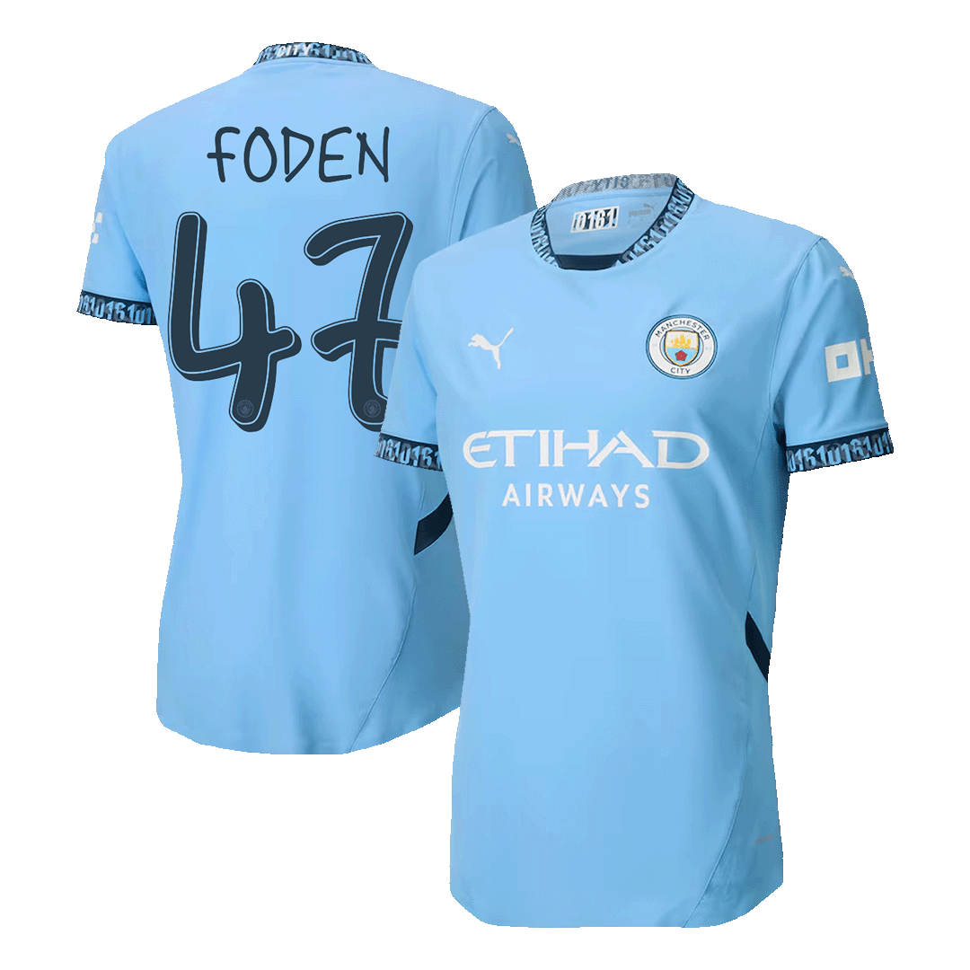 FODEN #47 Manchester City Home Player Version Jersey - UCL - gogoalshop