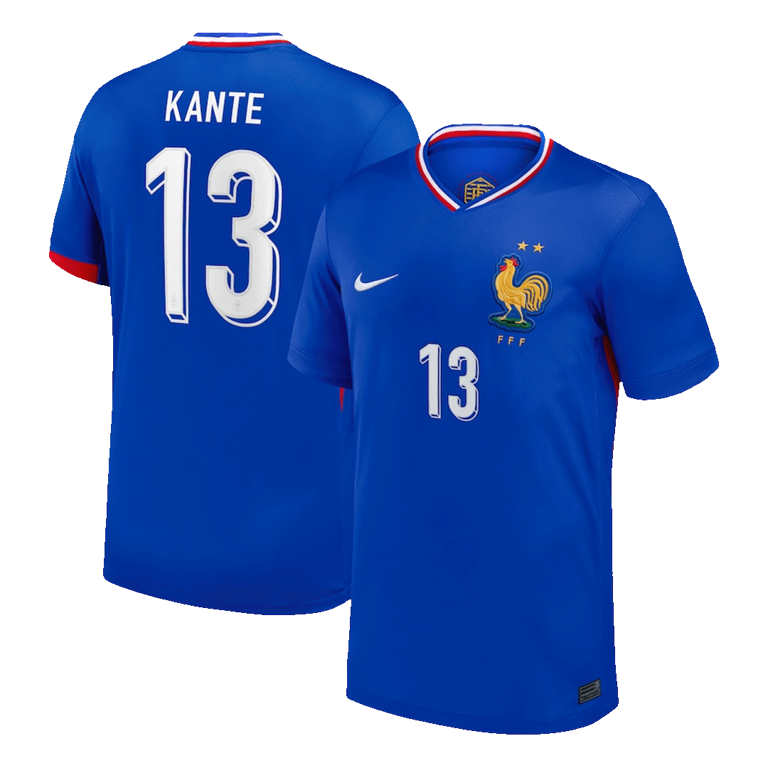 KANTE #13 France Home Soccer Jersey EURO - gogoalshop