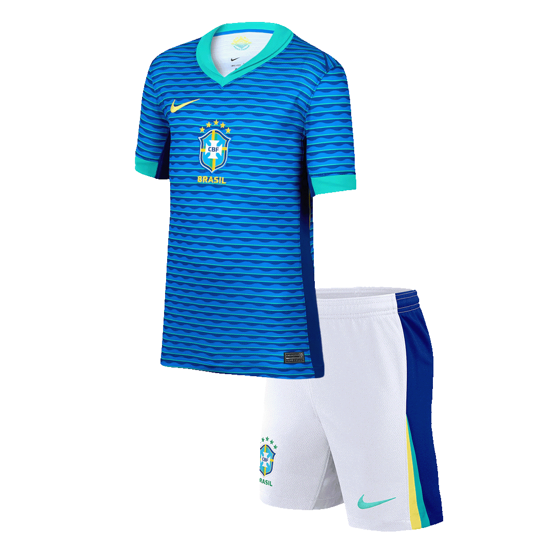 Brazil Away Kids Soccer Jerseys Kit Copa America - gogoalshop