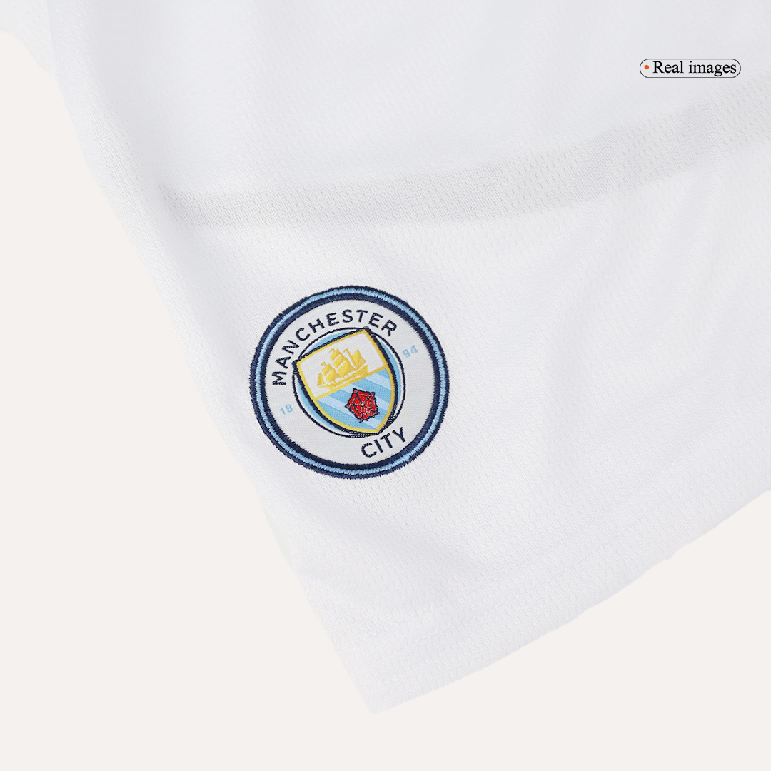 Manchester City Home Kids Soccer Jerseys Kit - gogoalshop