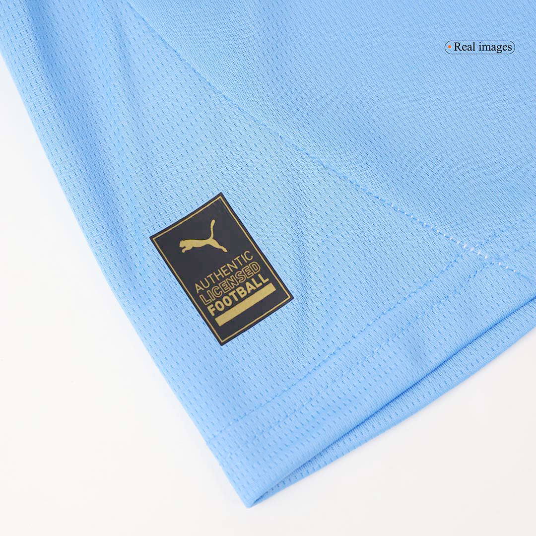 Manchester City Home Kids Soccer Jerseys Kit - gogoalshop