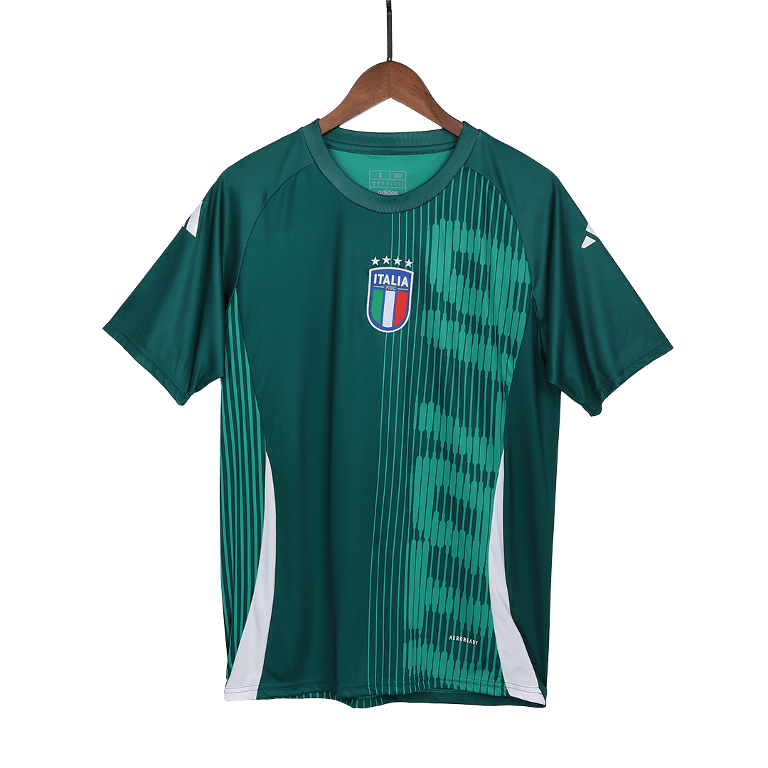 Italy Pre-Match Soccer Jersey EURO Green - gogoalshop