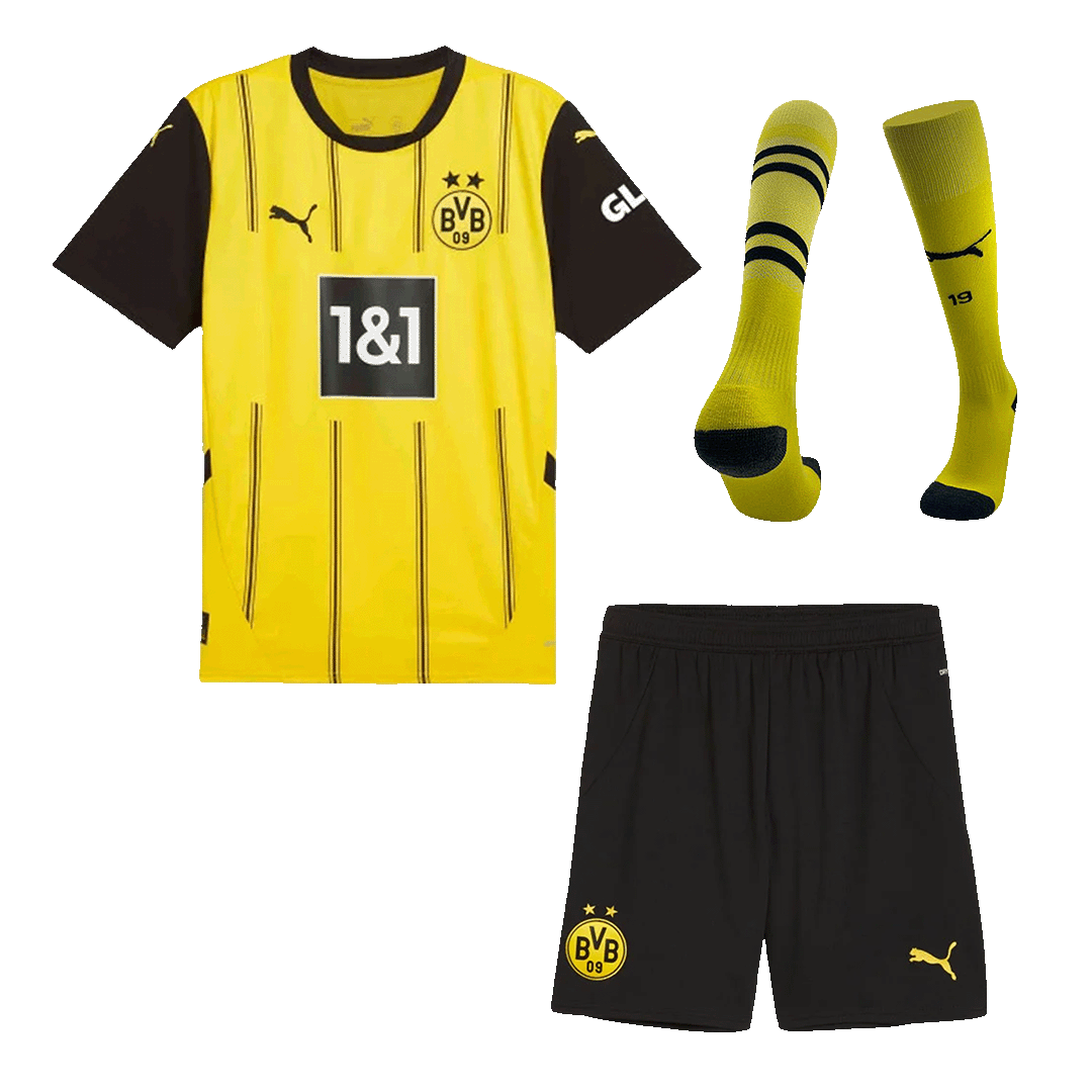 Borussia Dortmund Home Jerseys Full Kit - gogoalshop