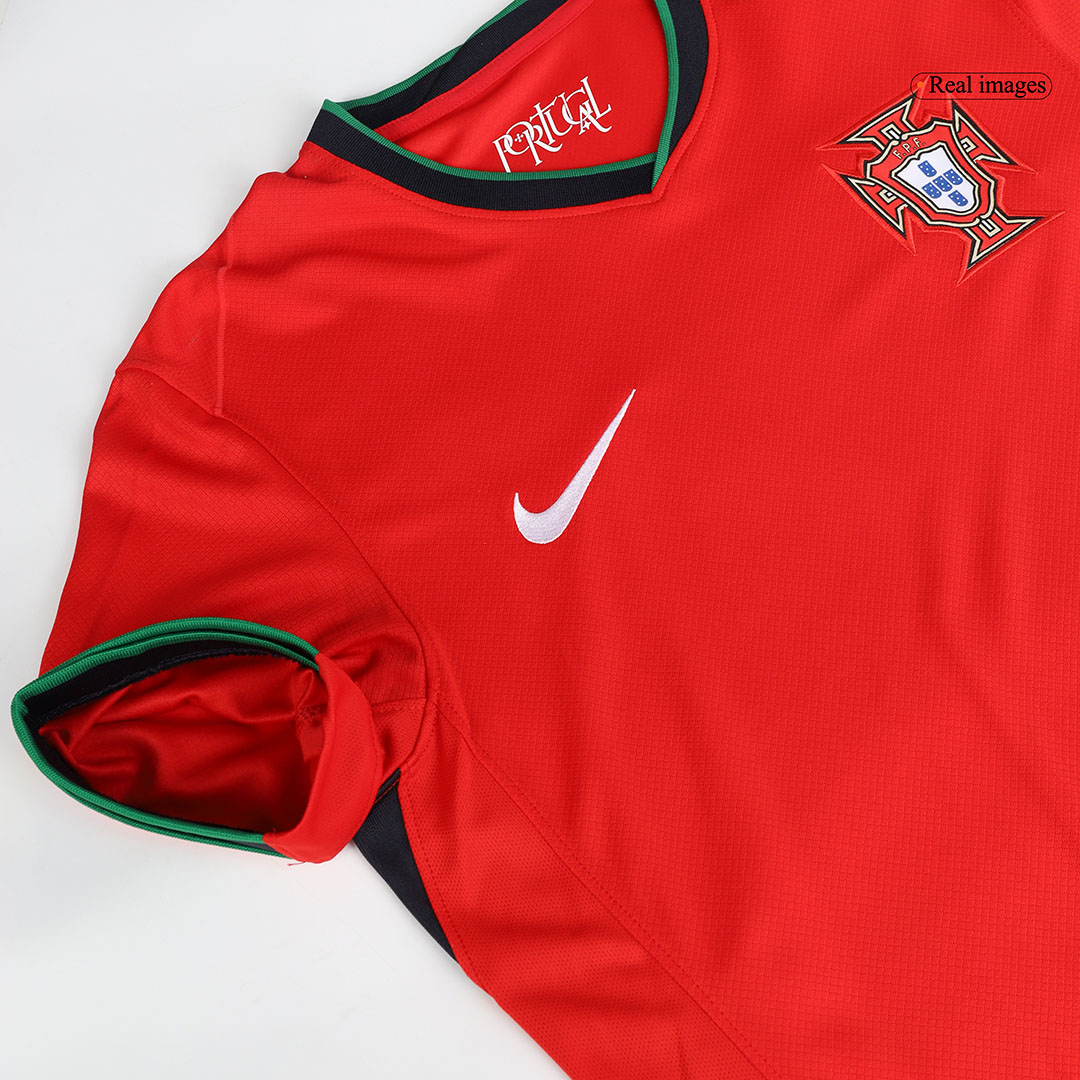 RONALDO #7 Portugal Home Authentic Soccer Jersey EURO - gogoalshop