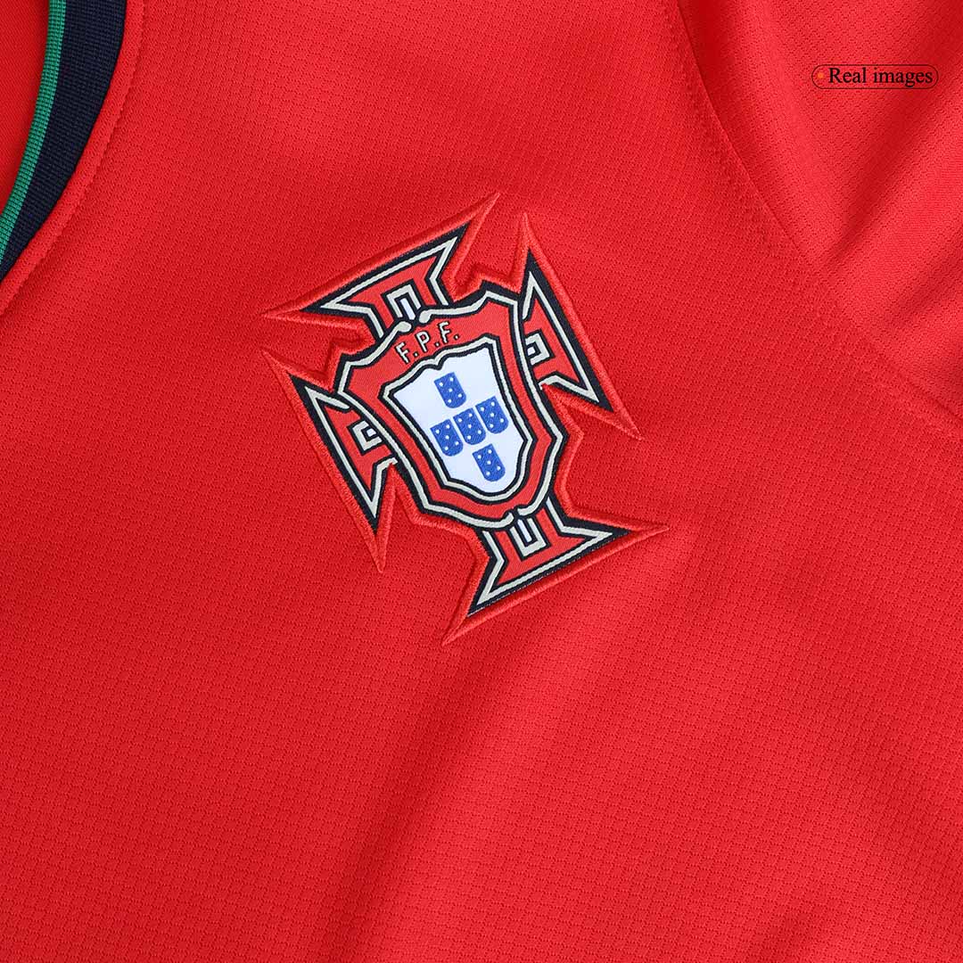 RONALDO #7 Portugal Home Authentic Soccer Jersey EURO - gogoalshop