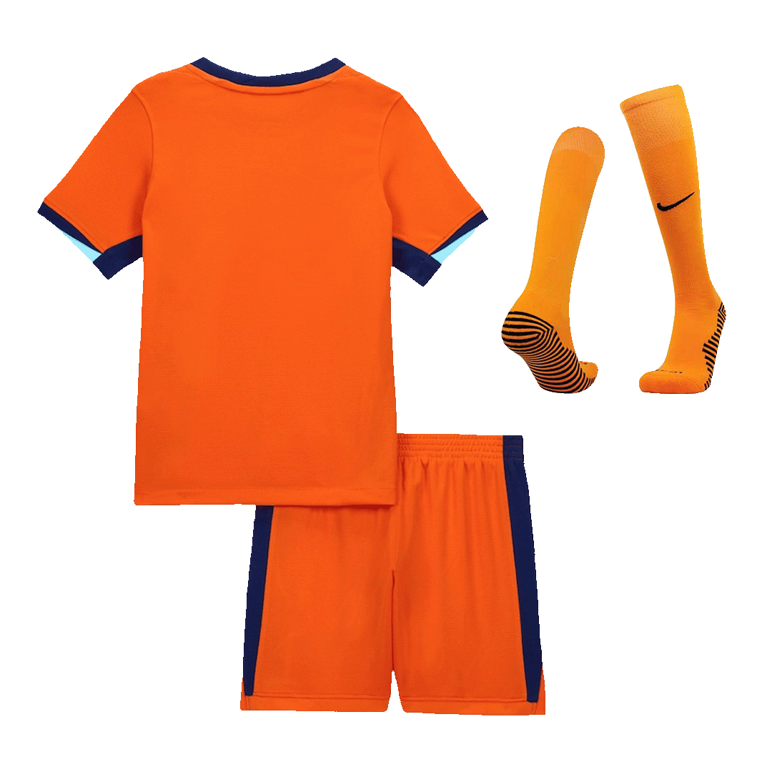 Netherlands Home Kids Soccer Jerseys Full Kit EURO - gogoalshop