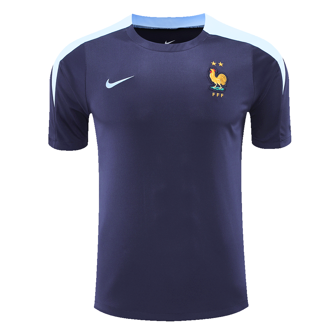 France Pre-Match Soccer Jersey EURO Navy - gogoalshop