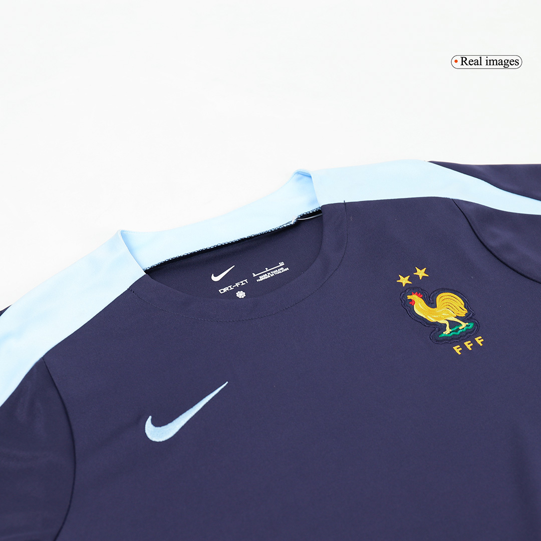 France Pre-Match Soccer Jersey EURO Navy - gogoalshop