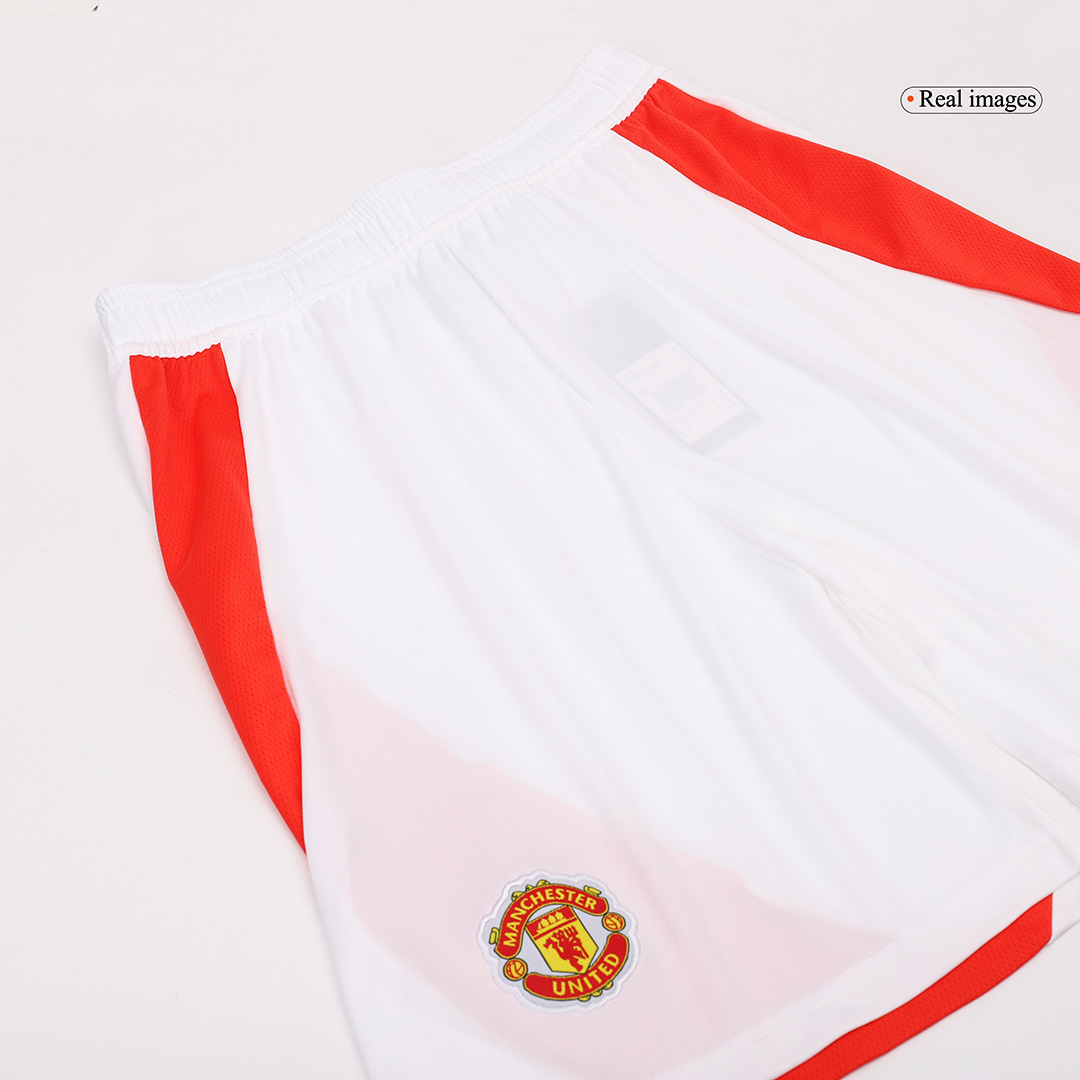 Manchester United Home Soccer Shorts - gogoalshop