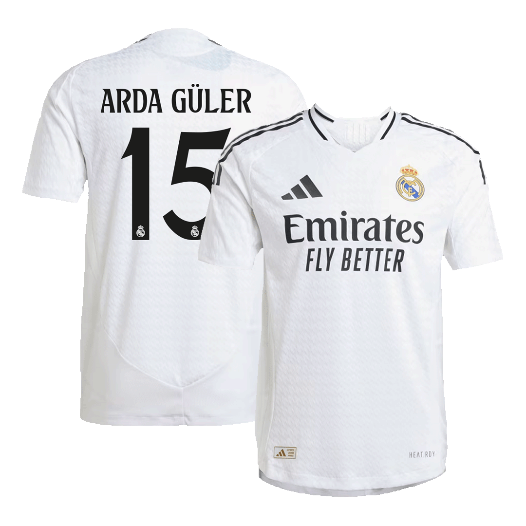 ARDA GÜLER #15 Real Madrid Home Player Version Jersey - gogoalshop