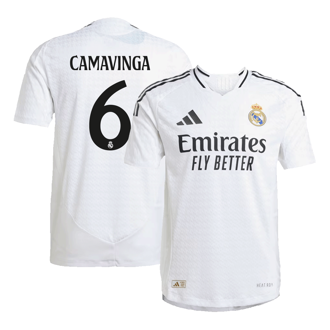 CAMAVINGA #6 Real Madrid Home Player Version Jersey - gogoalshop