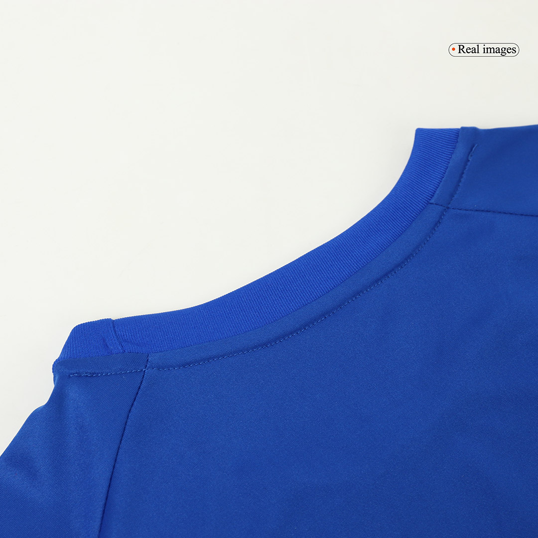 Spain Pre-Match Soccer Jersey EURO Blue - gogoalshop