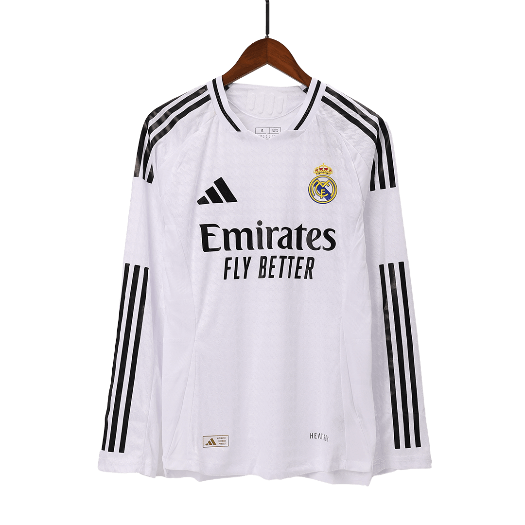 Real Madrid Home Long Sleeve Jersey - gogoalshop