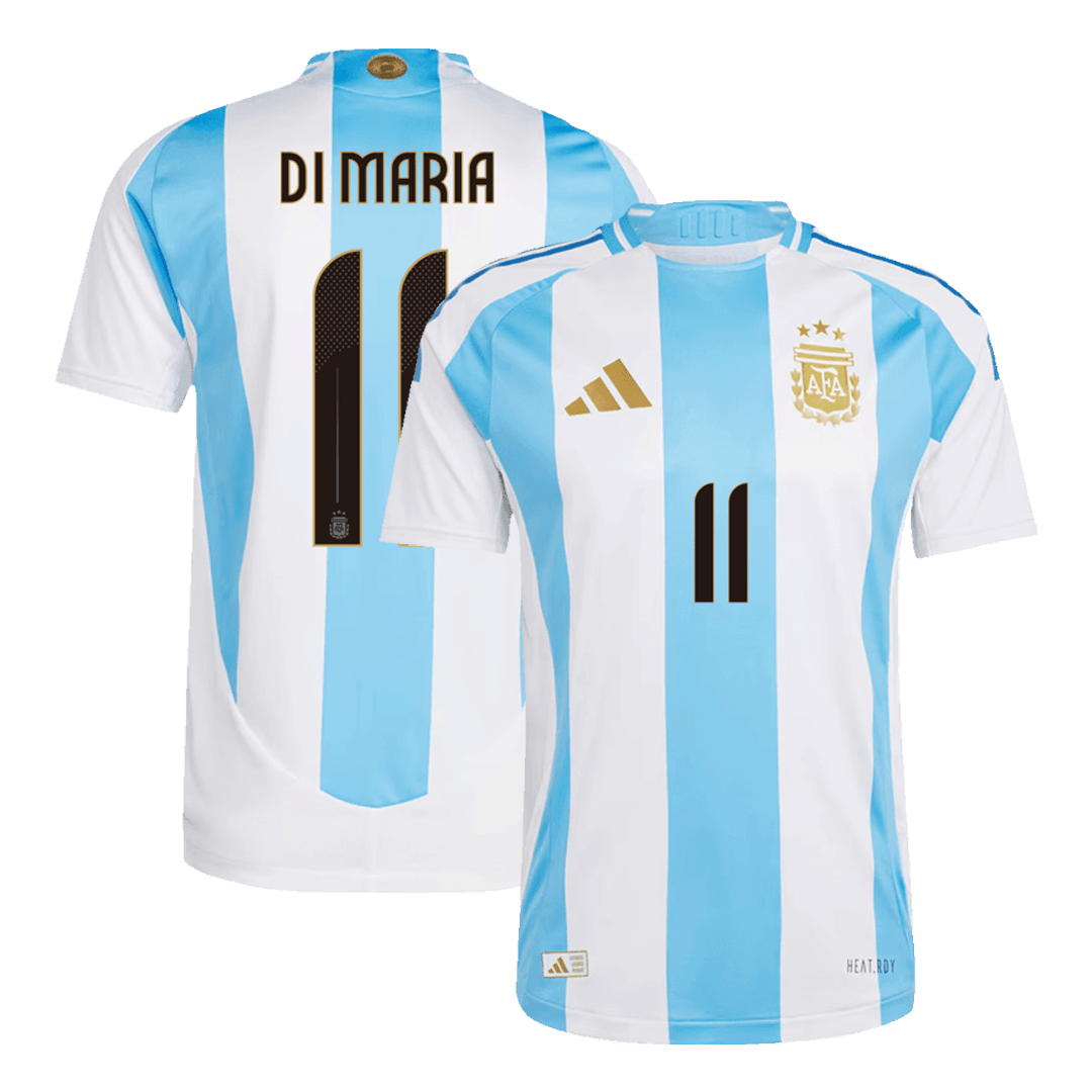 DI MARIA #11 Argentina Home Authentic Soccer Jersey - gogoalshop