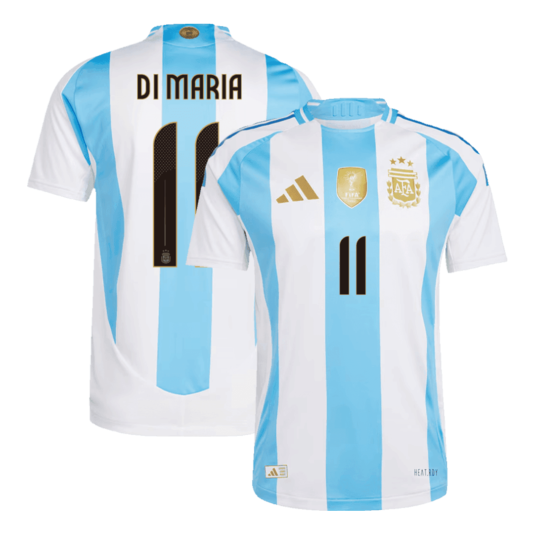 DI MARIA #11 Argentina Home Authentic Soccer Jersey - gogoalshop