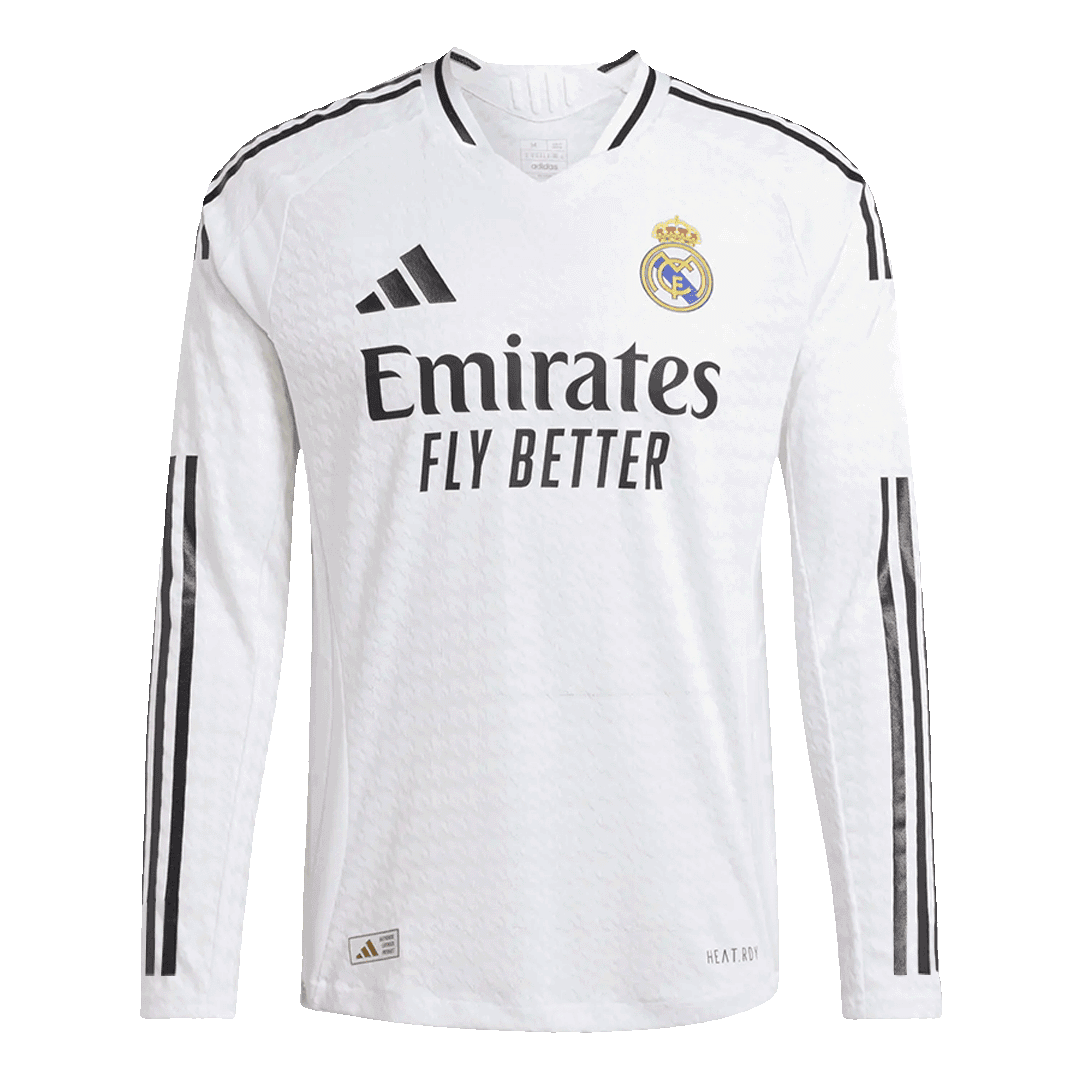Real Madrid Home Long Sleeve Jersey - gogoalshop