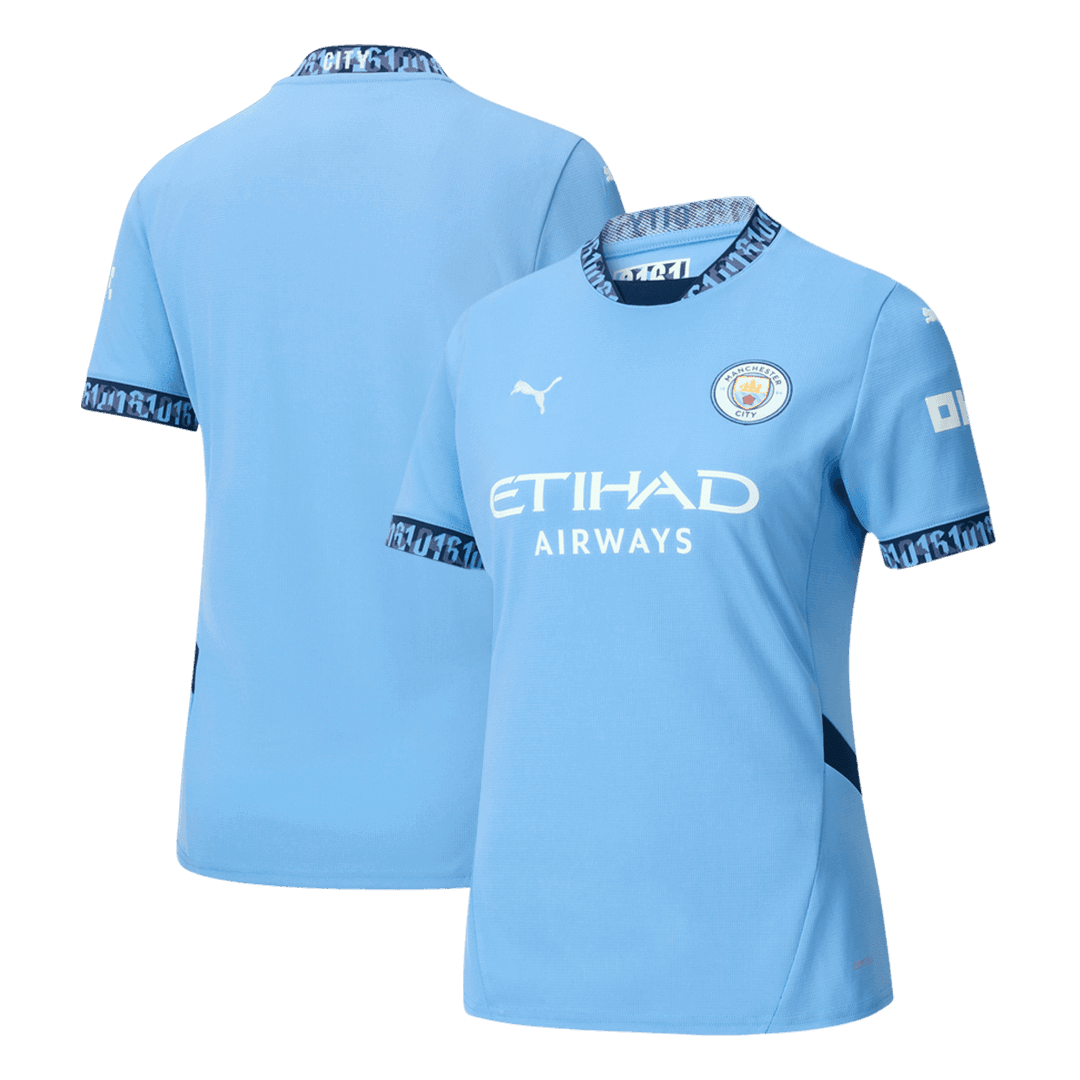 Women's Manchester City Home Jersey - gogoalshop