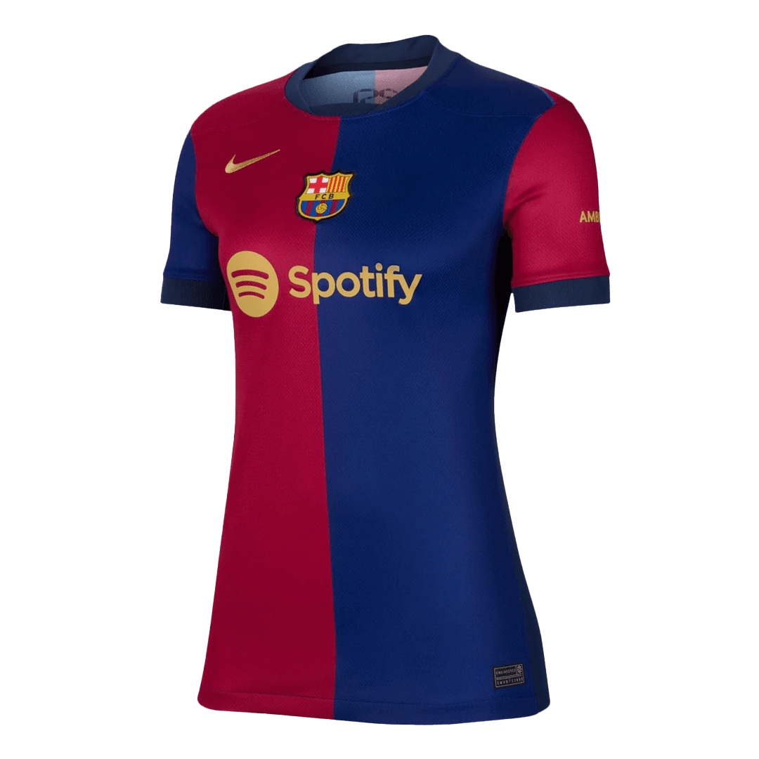 Women's Barcelona Home Jersey - gogoalshop