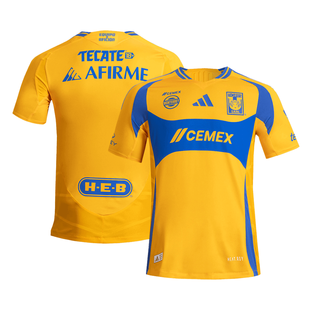 Tigres UANL Home Authentic Soccer Jersey - gogoalshop